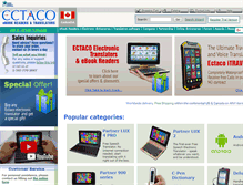 Tablet Screenshot of ectaco.ca