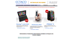 Desktop Screenshot of french.ectaco.com