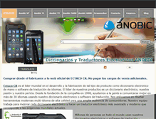 Tablet Screenshot of ectaco.es