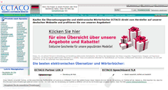 Desktop Screenshot of ectaco.de