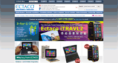 Desktop Screenshot of ectaco.com